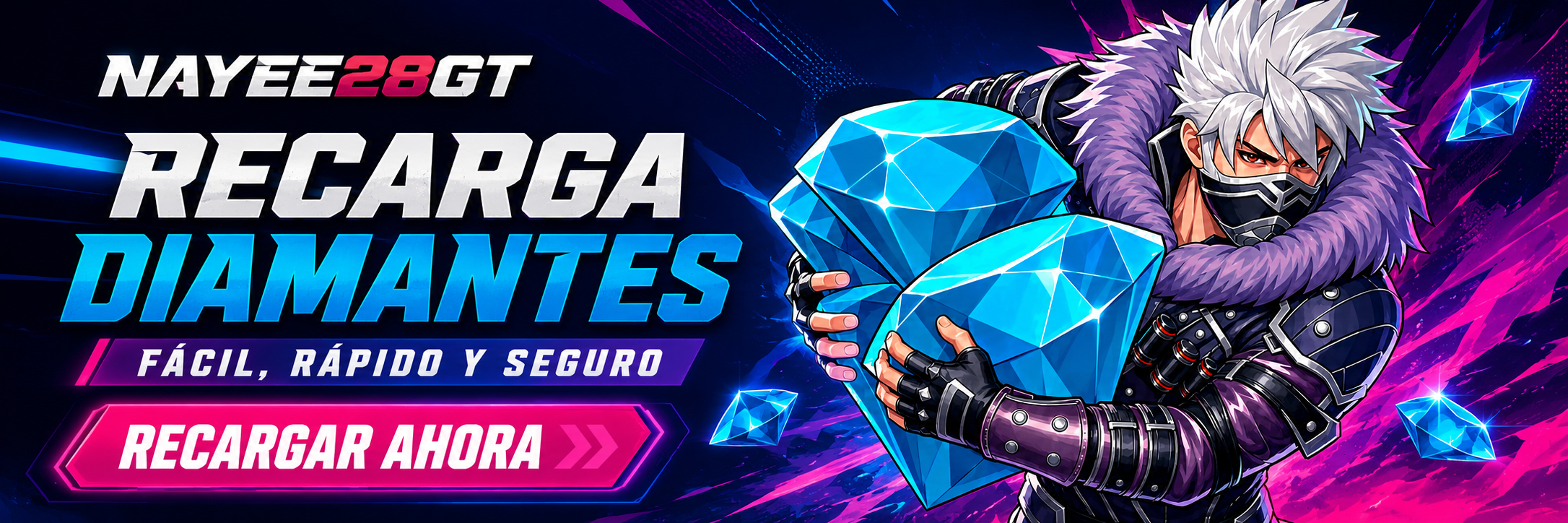 Ver paquetes de diamantes Free Fire en NAYEE28GT